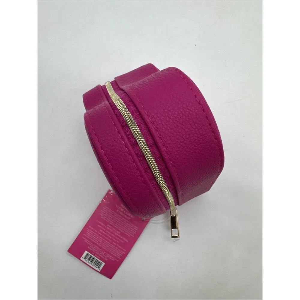 Juicy Couture NWT Pink Heart Zip Case For Jewelry
